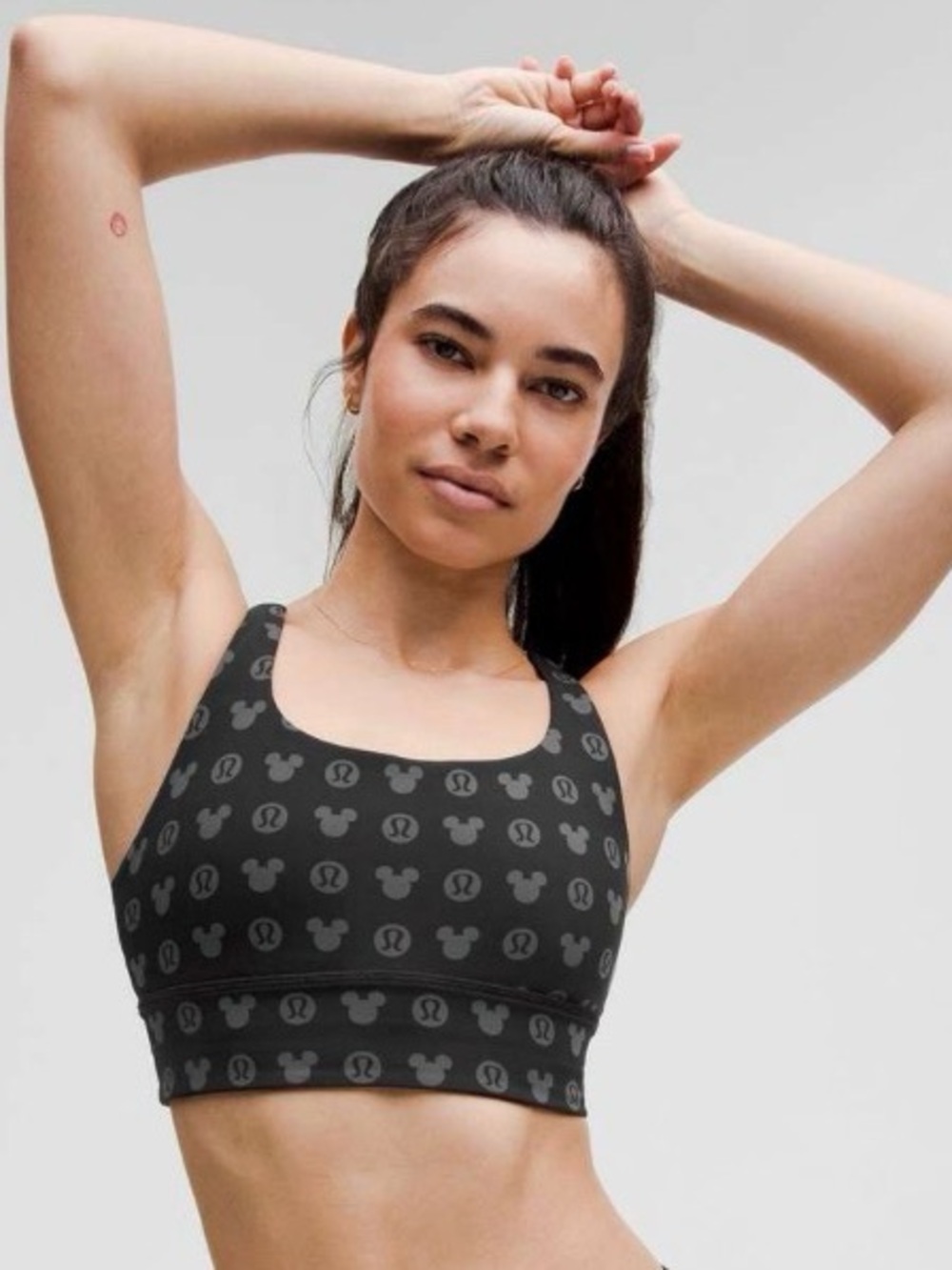 NWT Lululemon X Disney Energy Longline Bra Size 4